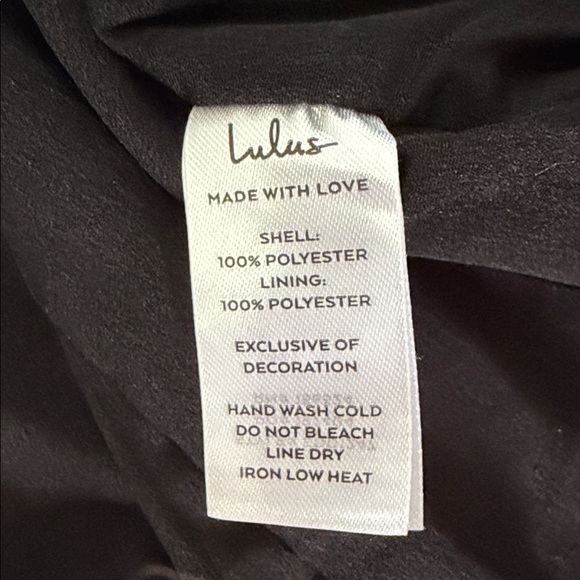 NWT lulus Black Tweed Strapless Rhinestone Bow Mini Dress Medium - Picture 13 of 13